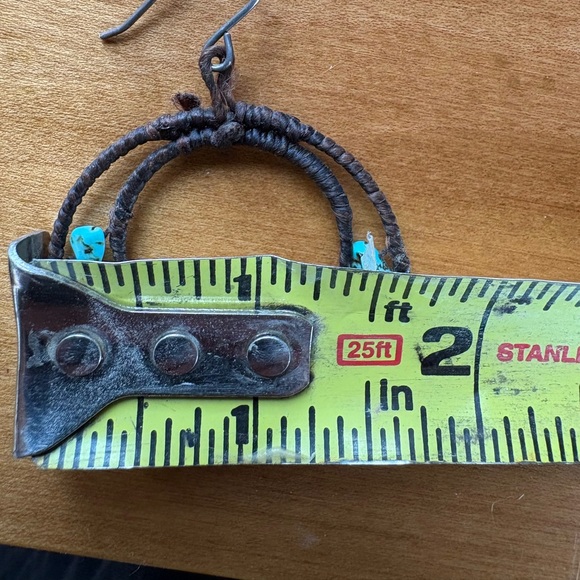 Sundance Dreamcatcher Turquoise Earrings - Picture 4 of 8